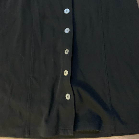 Hanna Anderson Button Front Jersey Midi Dress - Picture 2 of 4